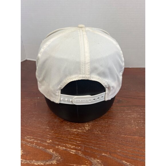 Vintage Operation Desert Storm White Adjustable Hat 1991 USA Flag PrintX3 - Picture 3 of 5